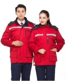 信陽(yáng)冬季棉衣工服定制二合一款
