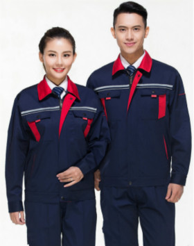 信陽(yáng)夏季工廠車間工作服 耐磨工程服